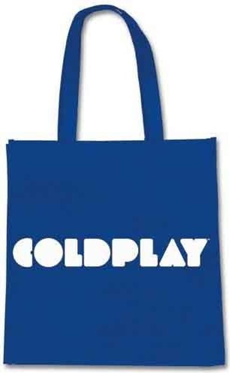 Geantă muzicală Coldplay Logo Trend Version (Back Print) Geanta de umar Blue