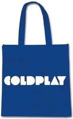 Geantă muzicală Coldplay Logo Trend Version (Back Print) Geanta de umar Blue