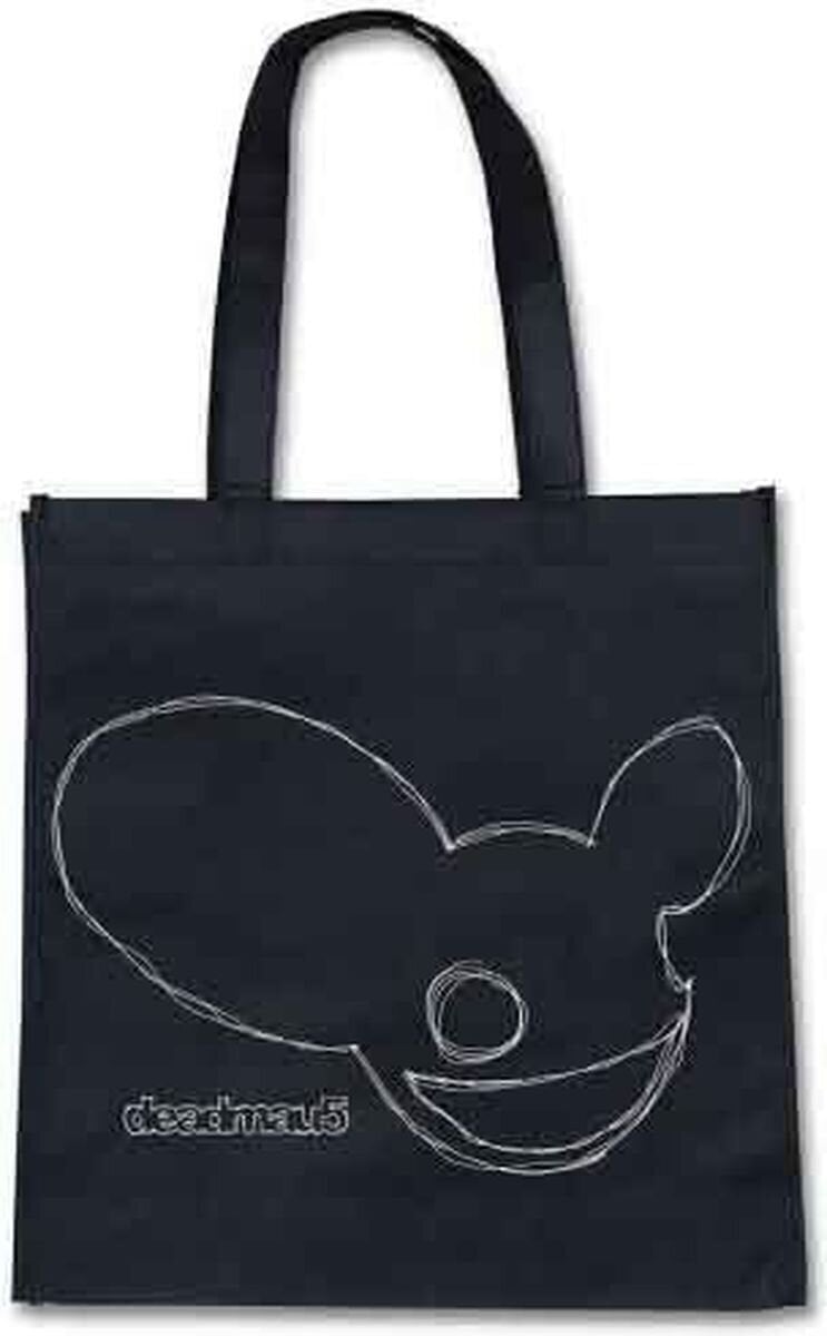 Geantă muzicală Deadmau5 Freehand Mau5 Trend Version (Back Print) Geanta de umar Black