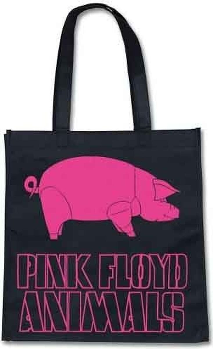 Geantă muzicală Pink Floyd Classic Animals Trend Version (Back Print) Geanta de umar Black