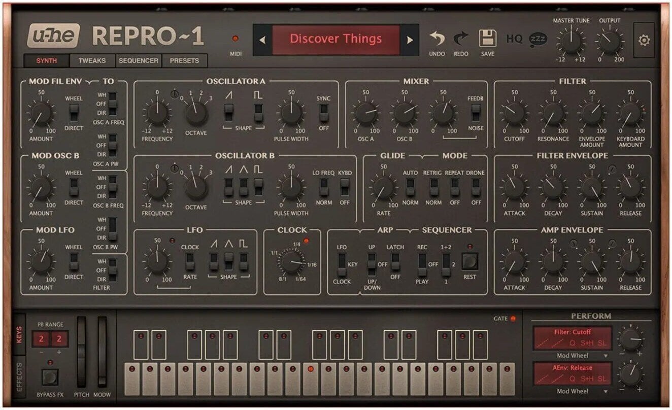 Studio-Effekt-Plugin u-he Software Repro (Digitales Produkt)