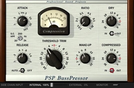 Procesador de efectos de complemento de software PSP Audioware BussPressor (Producto digital) - 1