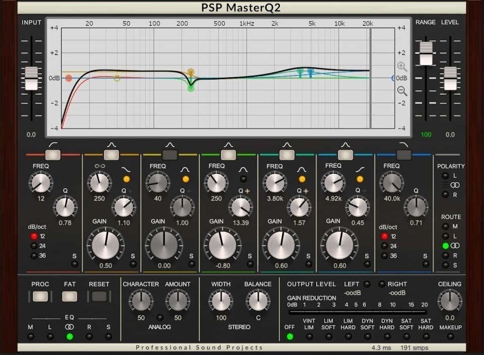 Programski Plug-In efekti PSP Audioware MasterQ 2 (Digitalni proizvod)