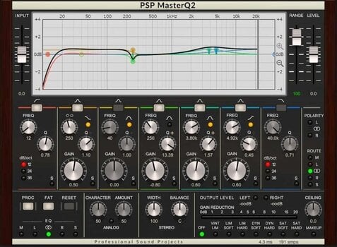 Programski Plug-In efekti PSP Audioware MasterQ 2 (Digitalni proizvod) - 1