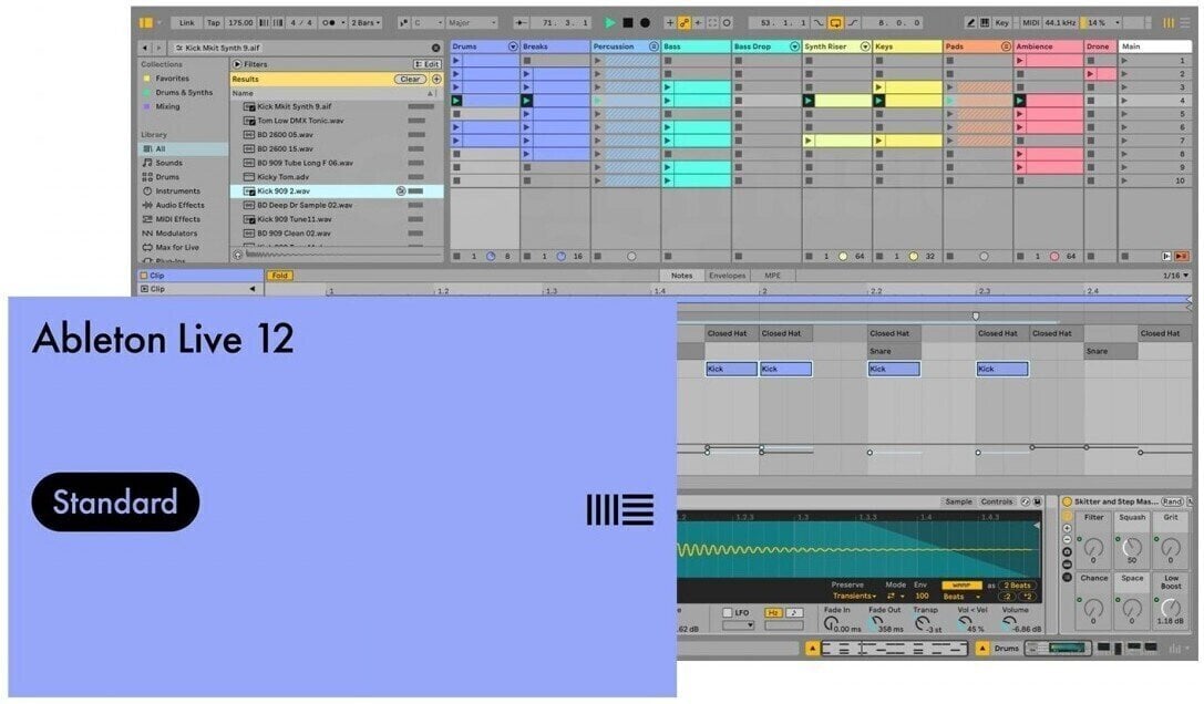 Software de grabación DAW ABLETON Live 12 Standard (Producto digital)