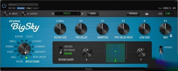 Procesador de efectos de complemento de software Strymon BIG SKY (Producto digital) - 1
