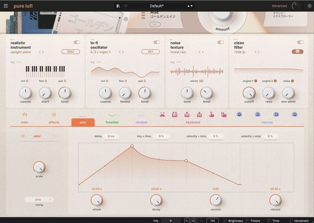 VST Instrument Arturia Pure LoFi (Producto digital)