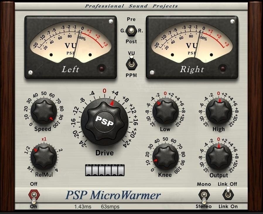 Studijski software plug-in efekt PSP Audioware PSP MicroWarmer (Digitalni izdelek)