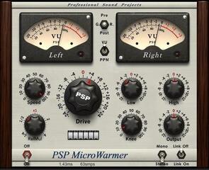 Software Plug-In FX Processor PSP Audioware PSP MicroWarmer (Digital product)
