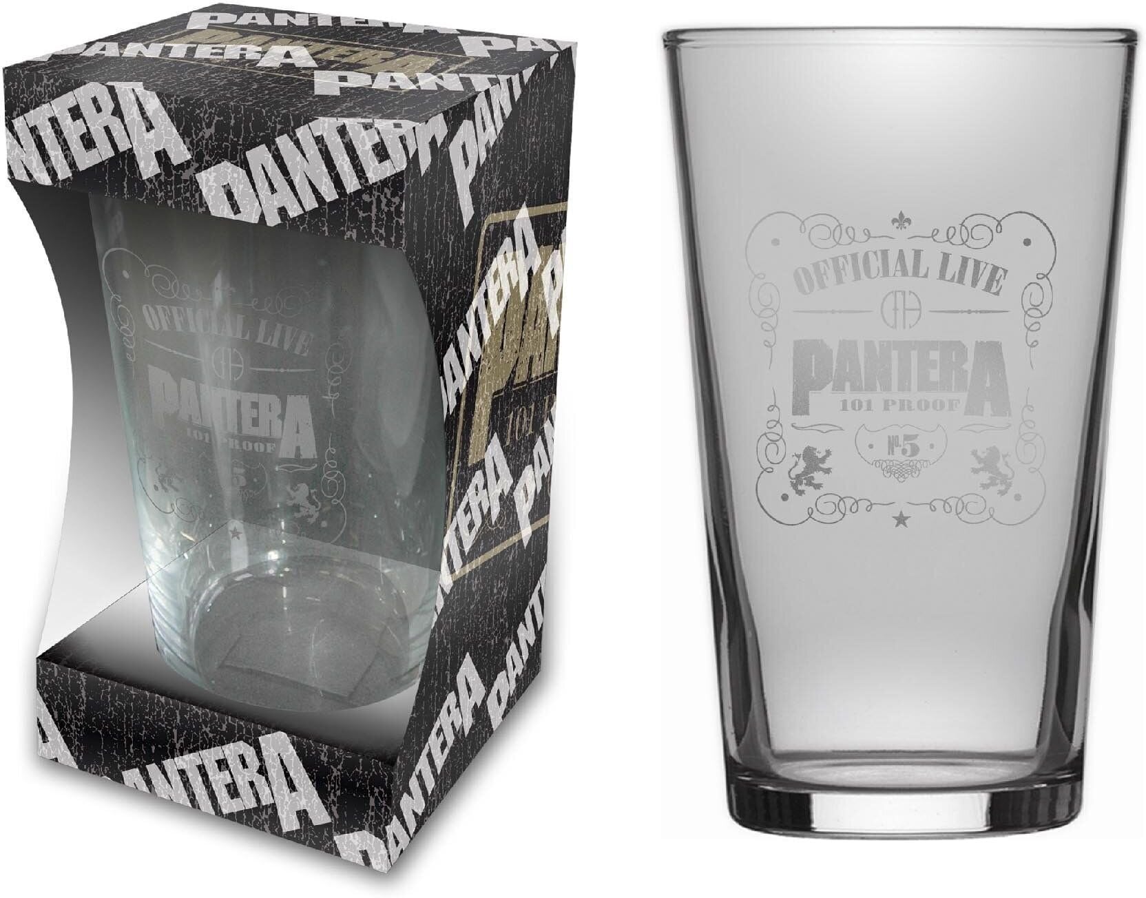 Hrnek / Sklenice / Láhev Pantera 101 Proof Pivní sklenice 568 ml