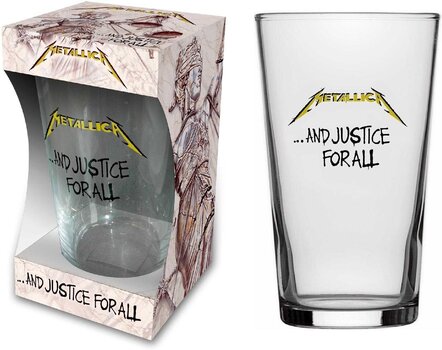 Hrnek / Sklenice / Láhev Metallica And Justice For All Pivní sklenice 568 ml - 1