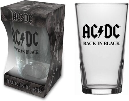 Hrnek / Sklenice / Láhev AC/DC Back In Black Pivní sklenice 568 ml - 1