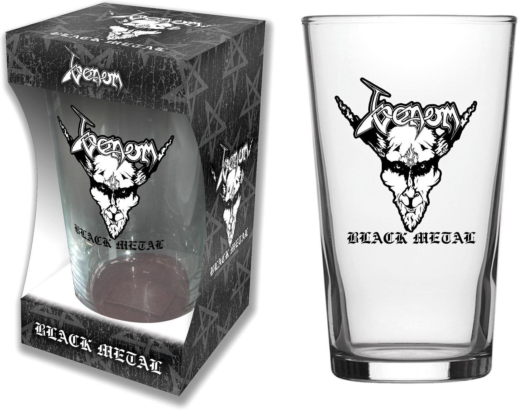 Hrnek / Sklenice / Láhev Venom Black Metal Pivní sklenice 568 ml