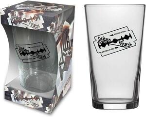 Hrnek / Sklenice / Láhev Judas Priest British Steel Pivní sklenice 568 ml