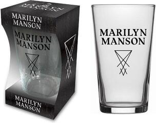 Hrnek / Sklenice / Láhev Marilyn Manson Logo Pivní sklenice 568 ml