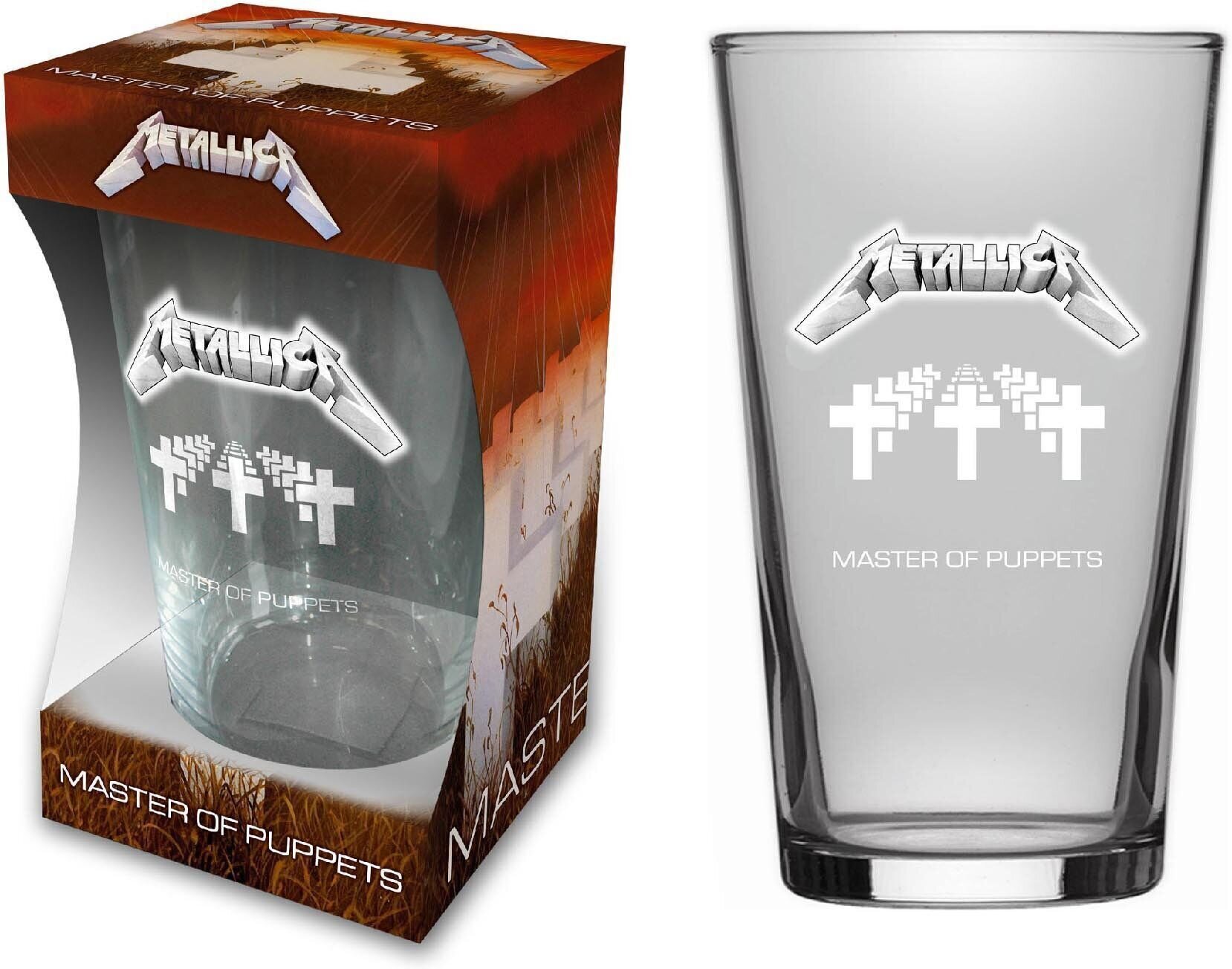 Hrnek / Sklenice / Láhev Metallica Master Of Puppets Pivní sklenice 568 ml