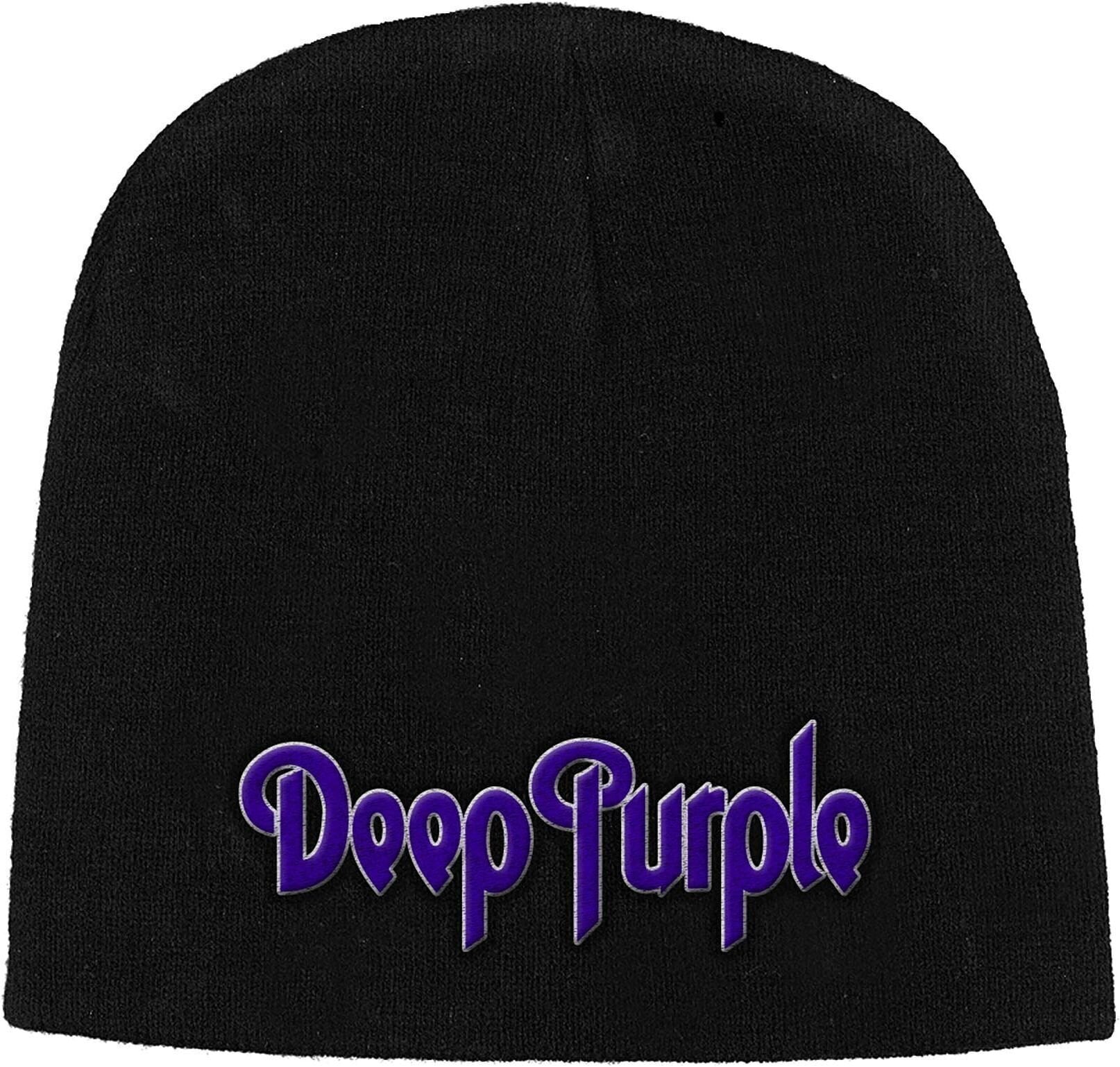 Hat Deep Purple Hat Logo Black UNI