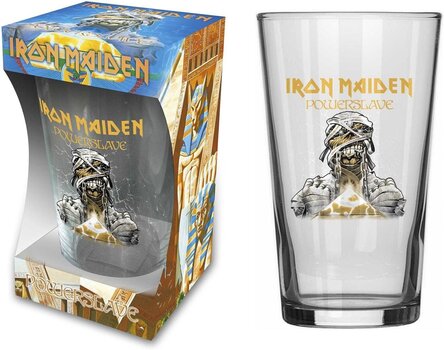 Hrnek / Sklenice / Láhev Iron Maiden Powerslave Pivní sklenice 568 ml - 1