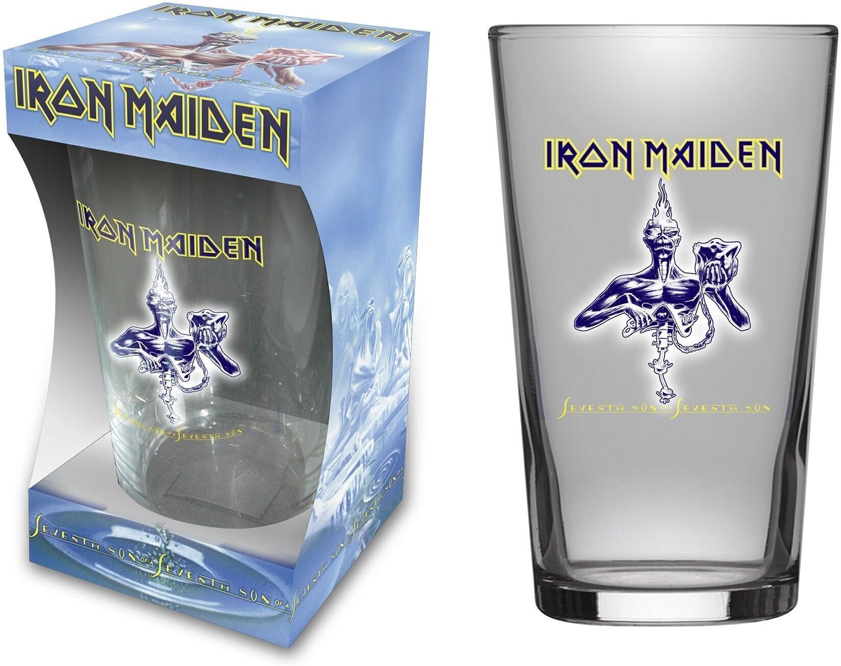 Hrnek / Sklenice / Láhev Iron Maiden Seventh Son Pivní sklenice 568 ml