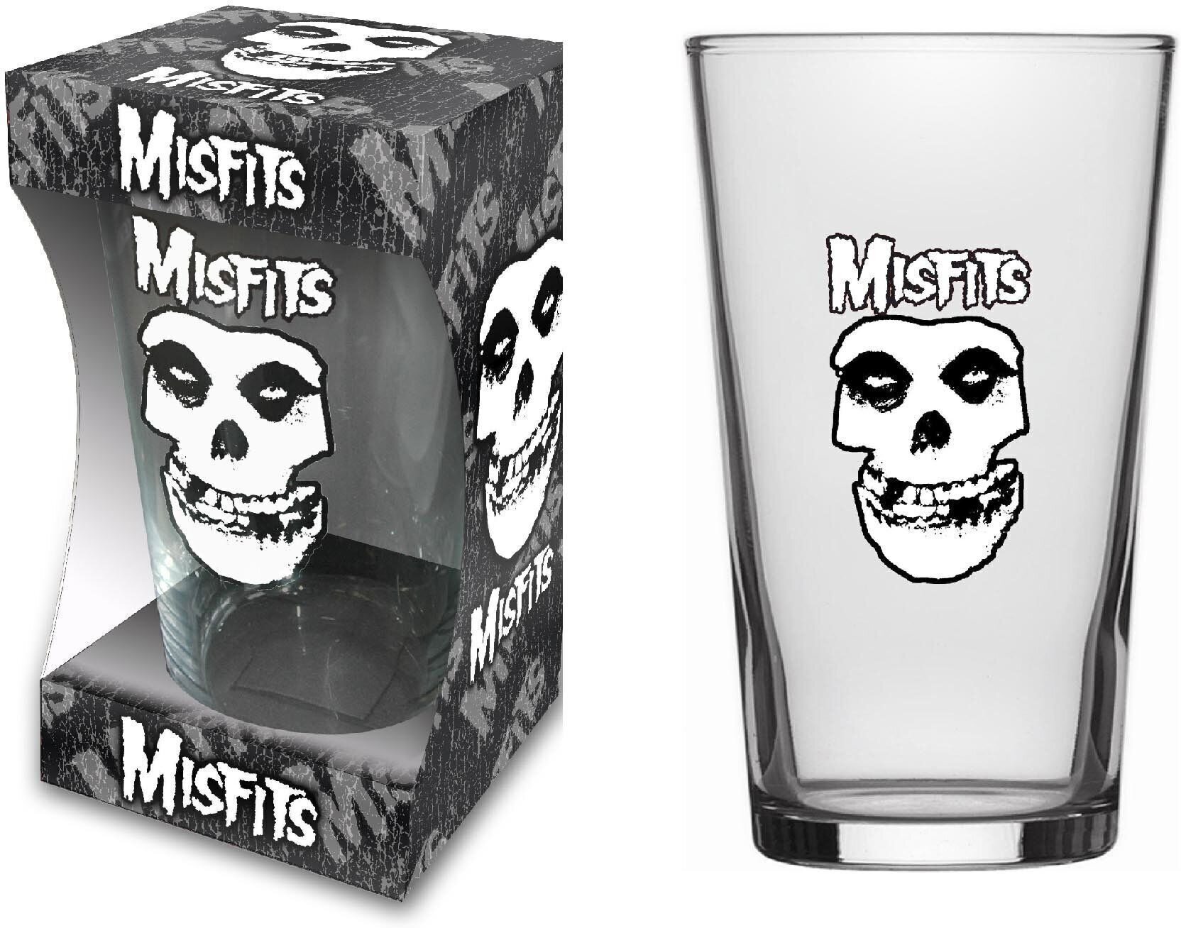 Hrnek / Sklenice / Láhev Misfits Skull Pivní sklenice 568 ml