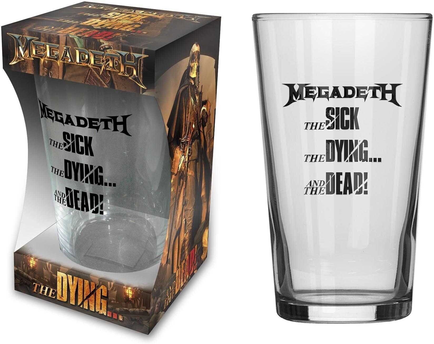 Hrnek / Sklenice / Láhev Megadeth The Sick, The Dying And The Dead Pivní sklenice 568 ml