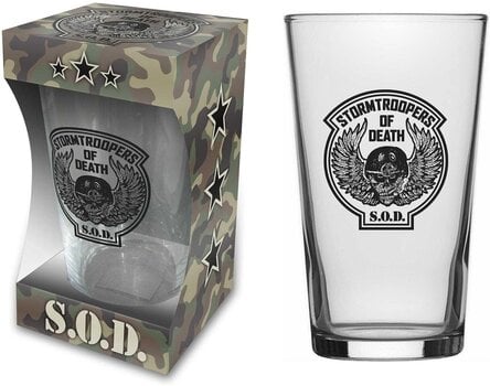 Hrnek / Sklenice / Láhev S.O.D. Winged Emblem Pivní sklenice 568 ml - 1