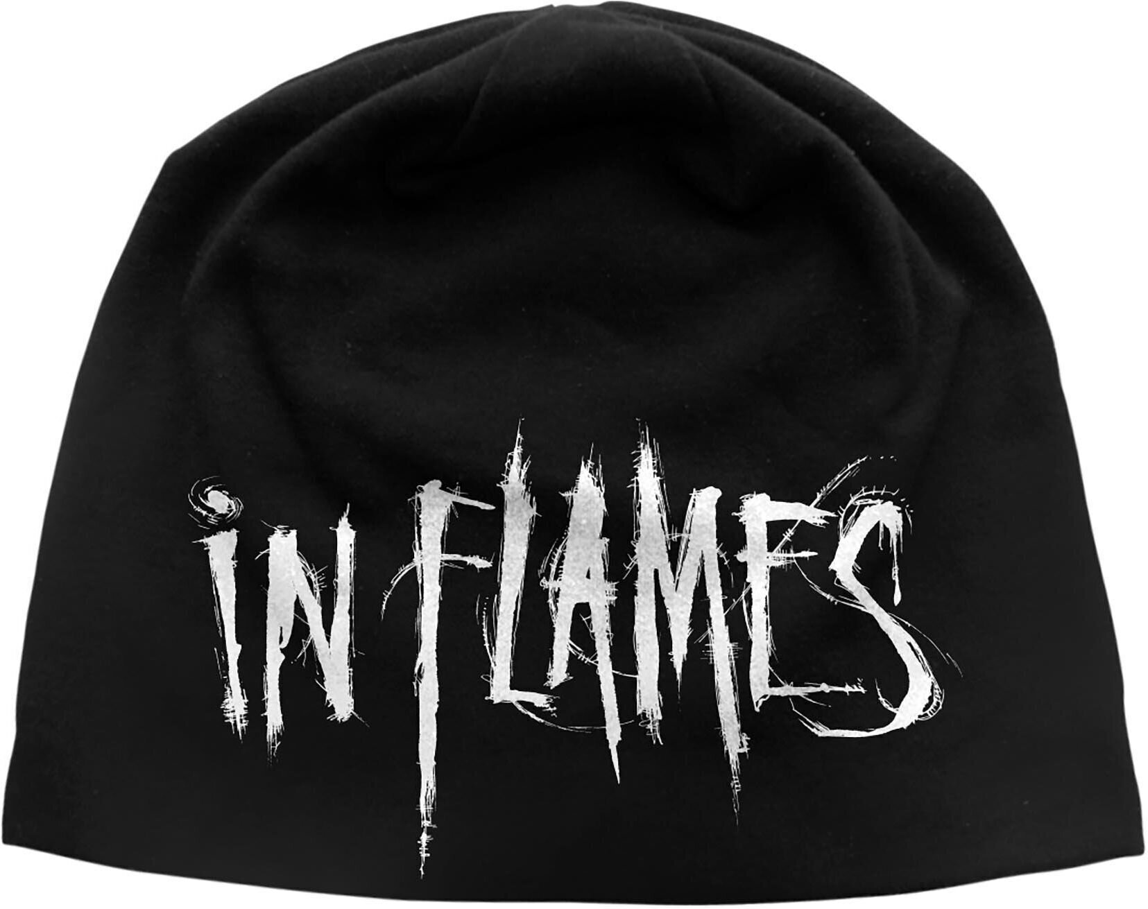 Hat In Flames Hat Logo Black UNI