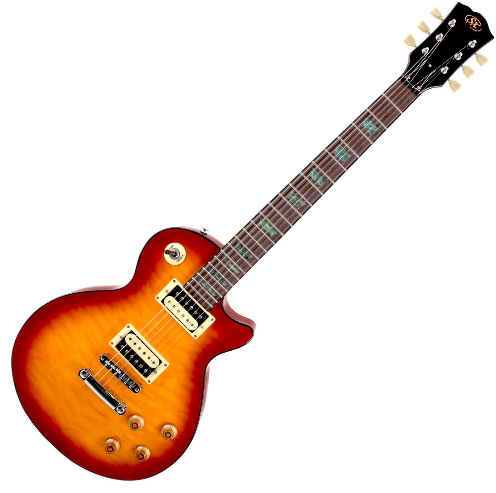 Elektrická gitara SX EC3D Cherry Sunburst