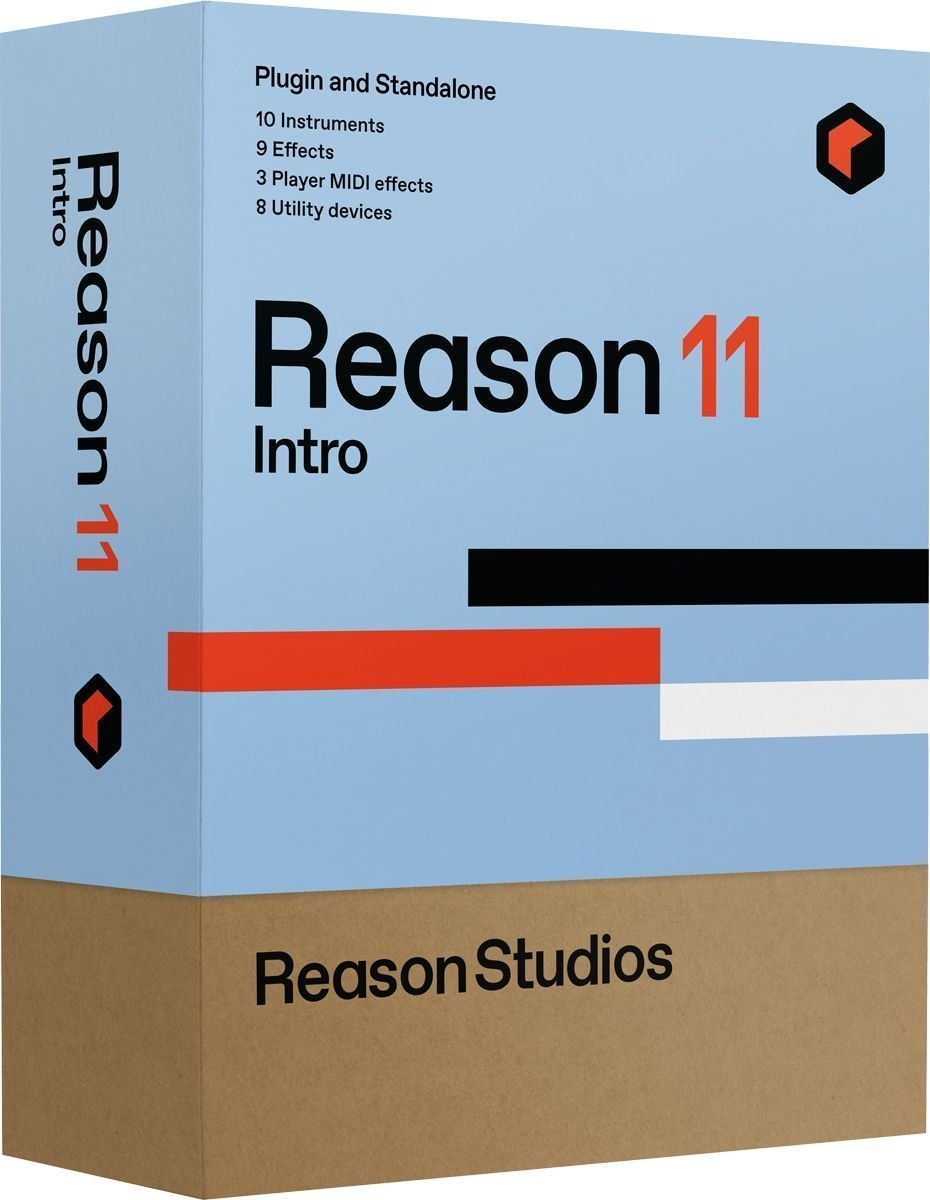Nahrávací studiový software DAW Reason Studios Reason 11 Intro