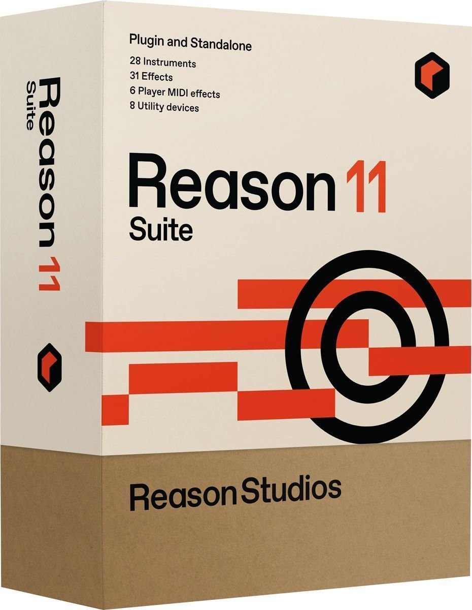 Software de gravação DAW Reason Studios Reason 11 Suite