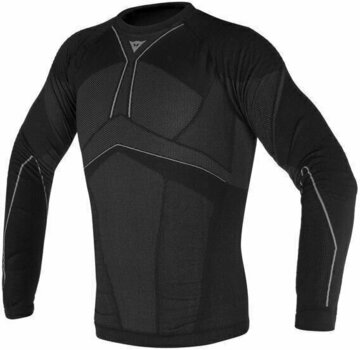 Motorcycle Functional Shirt Dainese D-Core Aero Tee LS Black/Anthracite L - 1