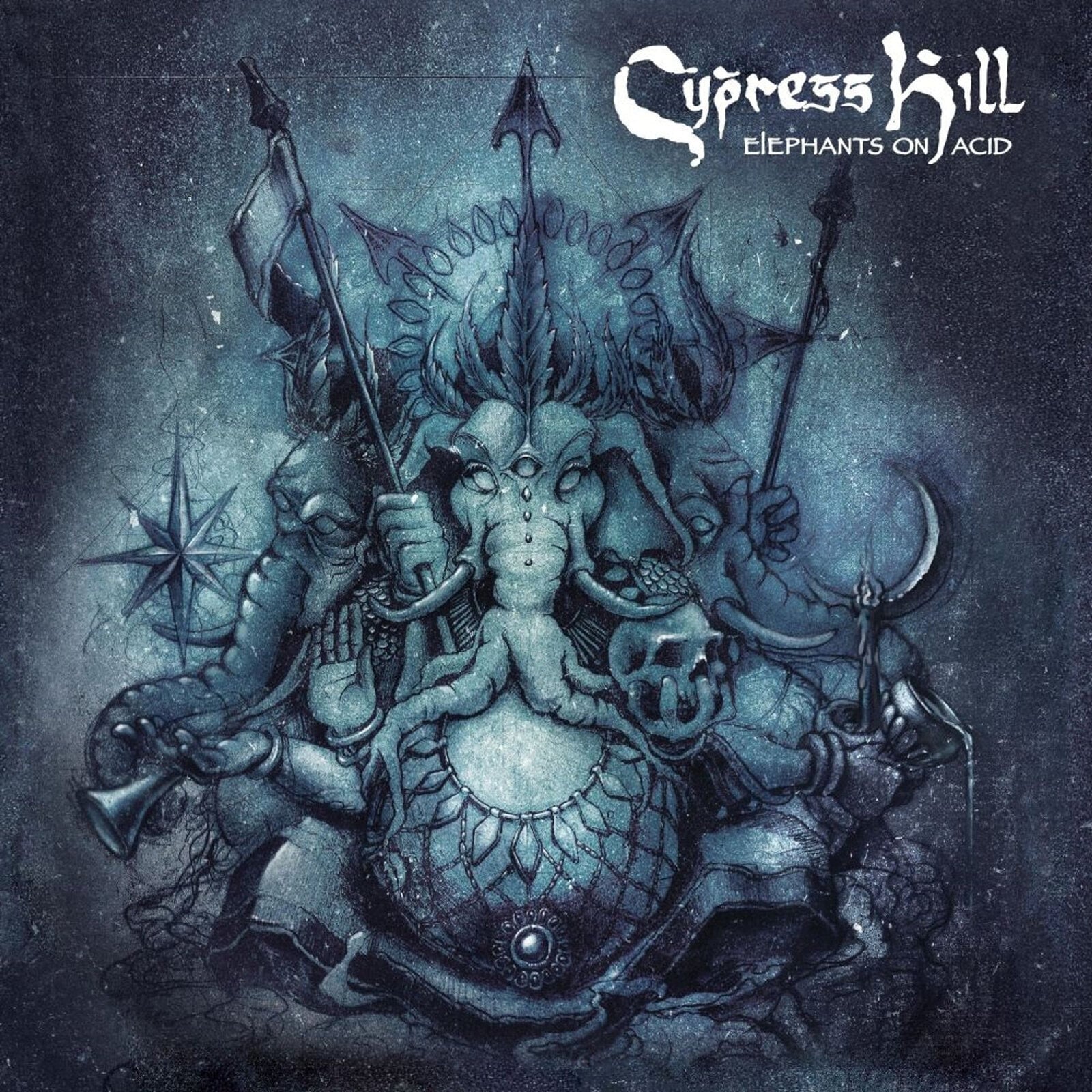 LP ploča Cypress Hill - Elephants On Acid (Gatefold) (Dark Blue Translucent Coloured) (140 g) (2 LP)