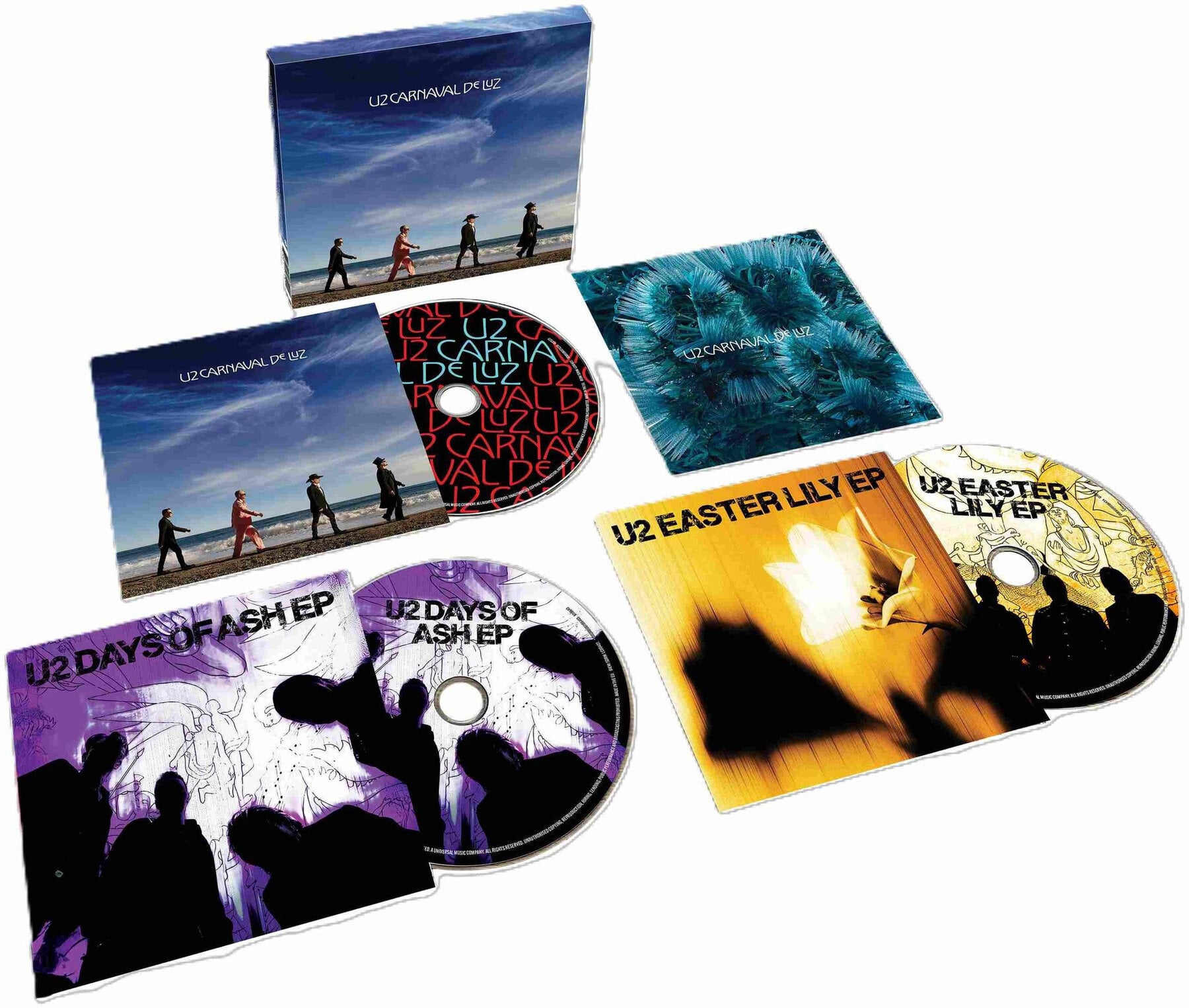 Muzički CD U2 - Carnaval De Luz (Deluxe/Limited Edition) (Box Set) (3 CD)