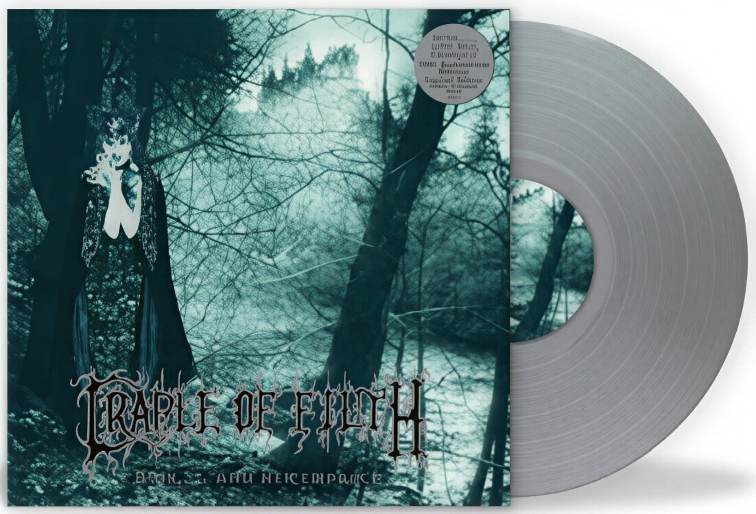 Disc de vinil Cradle Of Filth - Dusk... And Her Embrace (30th Anniversary/Limited Edition) (Silver Coloured) (LP)