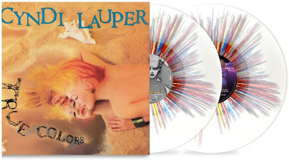 Disc de vinil Cyndi Lauper - True Colours (40th Anniversary Edition) (Rainbow Sprinkle Coloured) (2 LP) - 1