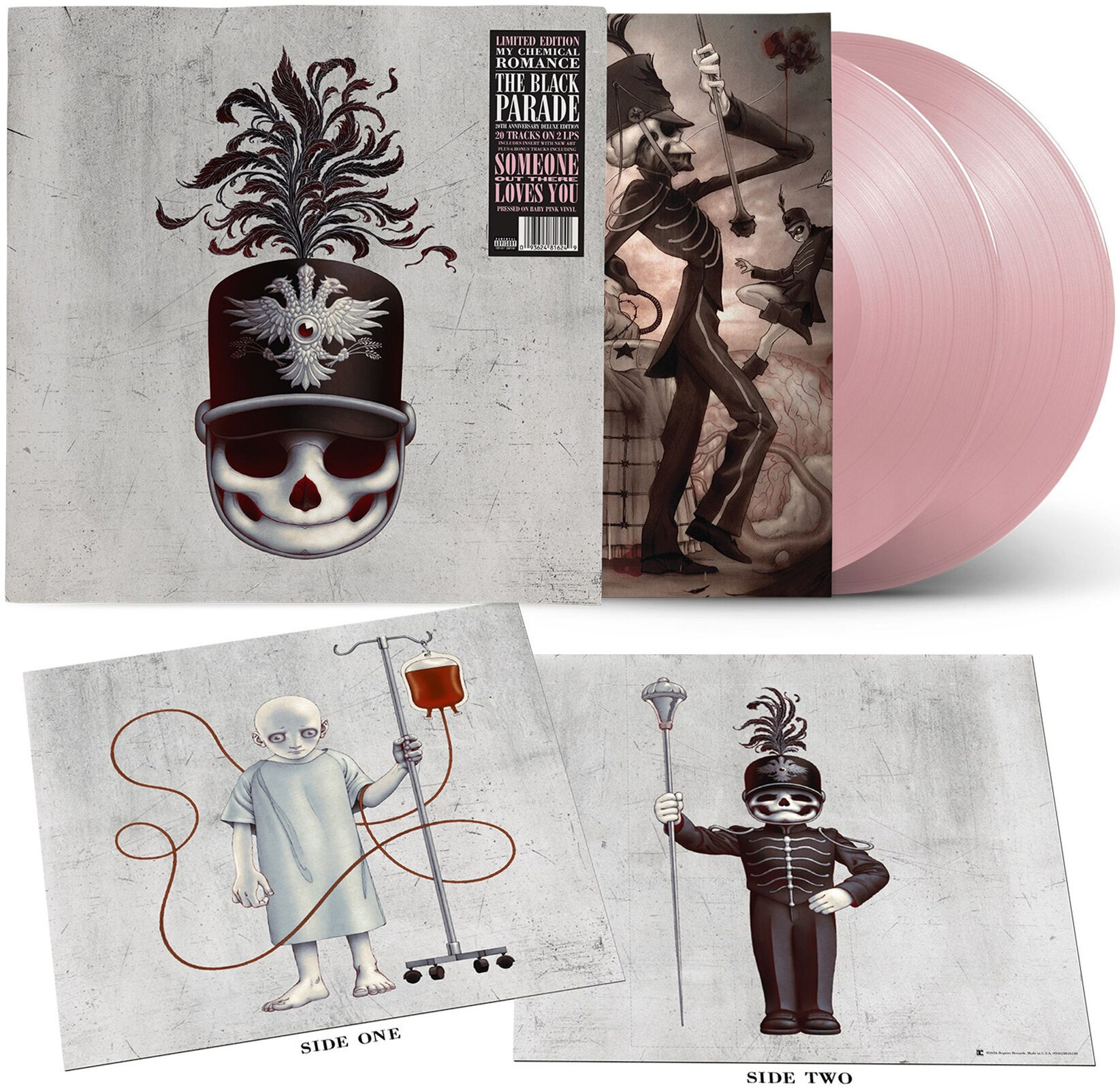 LP deska My Chemical Romance - Black Parade (Indie Exclusive) (20th Anniversary/Deluxe/Limited Edition) (Baby Pink Coloured) (2 LP)