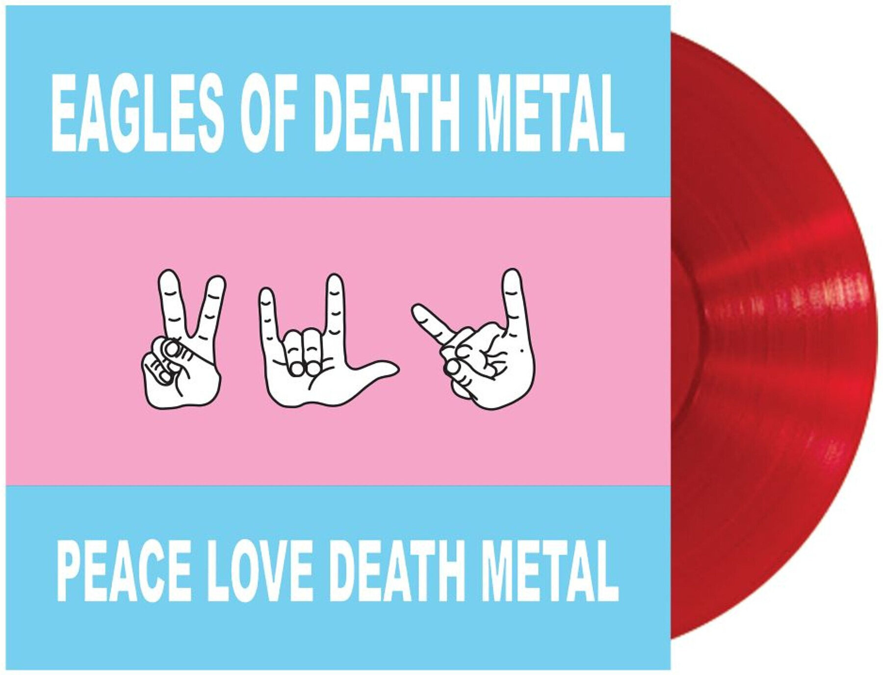 Disc de vinil Eagles Of Death Metal - Peace Love Death Metal (Indie Exclusive) (Limited Edition) (Red Coloured) (LP)