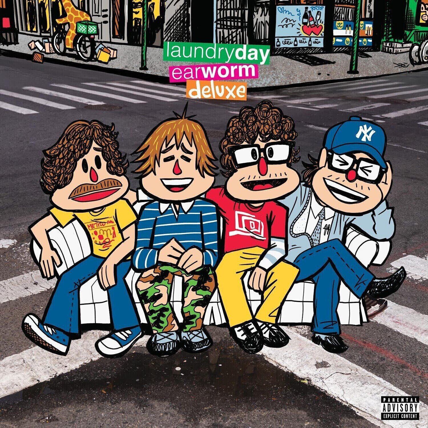 LP ploča Laundry Day - Earworm (Deluxe Edition) (Neon Green/Neon Pink Coloured) (2 LP)