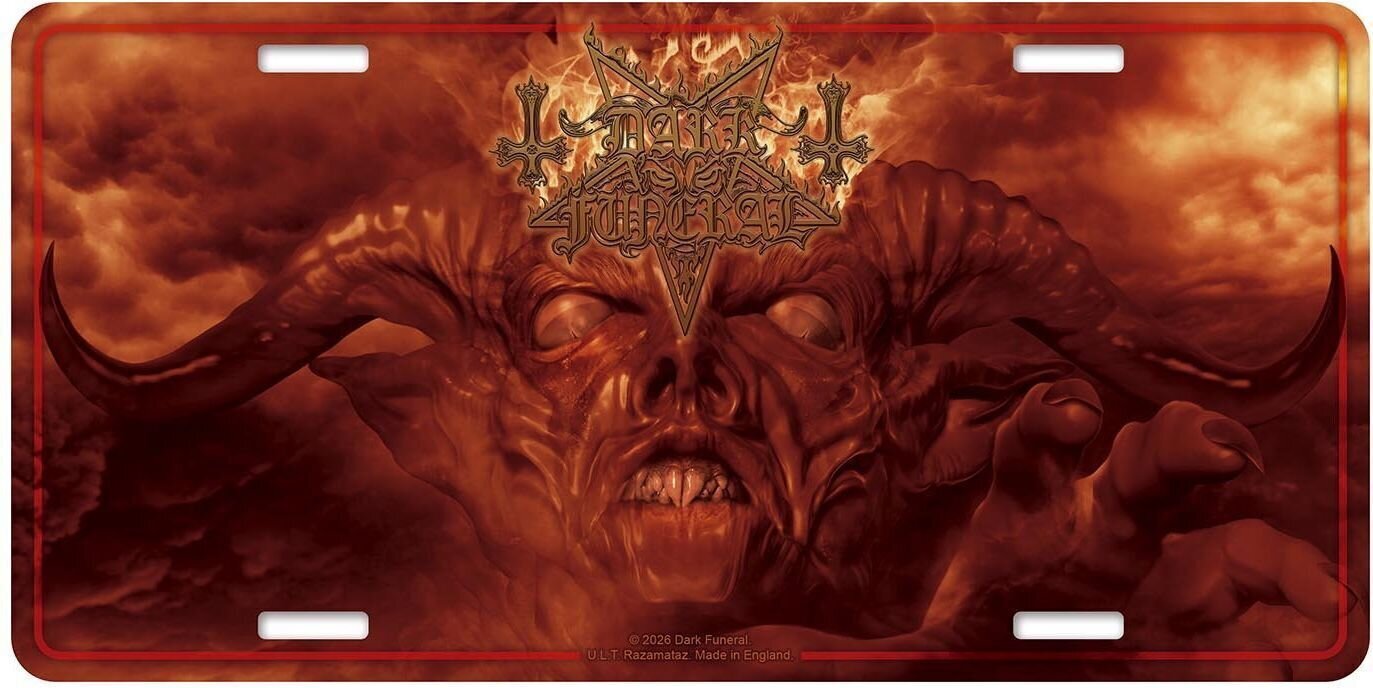 Flagg / Plakat Dark Funeral Angelus Exuro Pro Eternus Dekorativt skilt