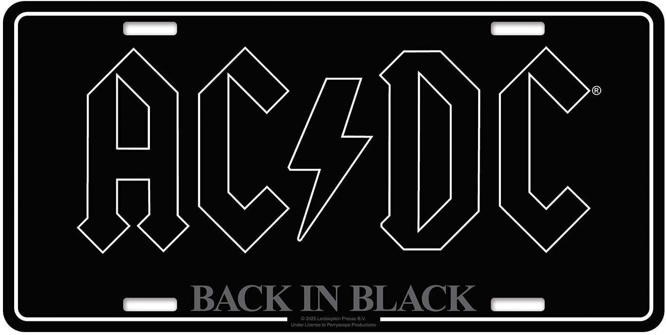 Zastava / poster AC/DC Back In Black Ukrasna pločica