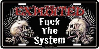 Zastava/ Poster The Exploited Fuck The System