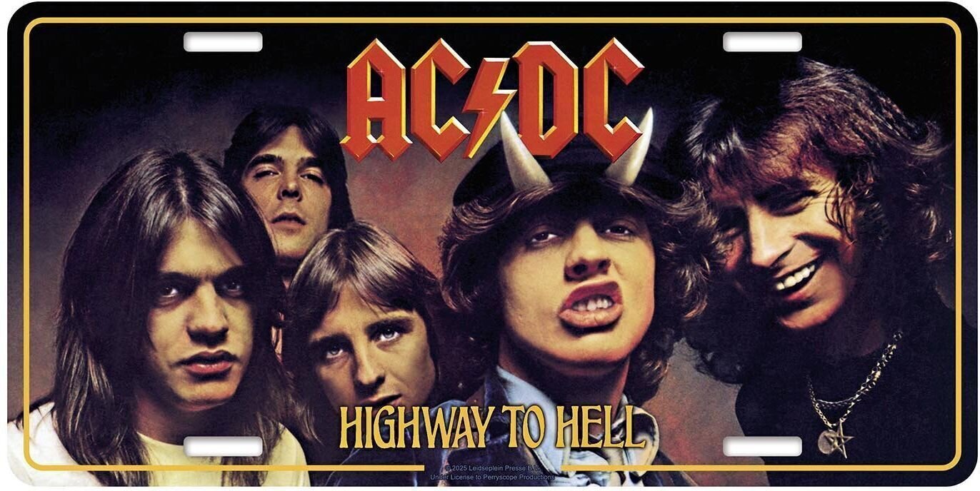Flagg / Plakat AC/DC Highway To Hell Dekorativt skilt