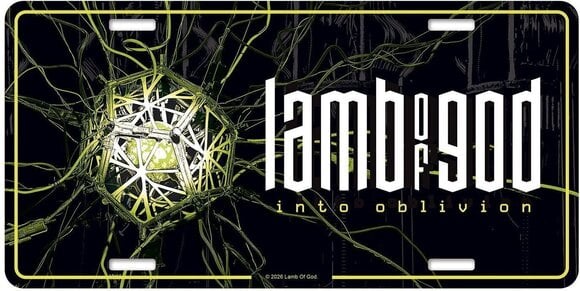 Flagg / Plakat Lamb Of God Into Oblivion Dekorativt skilt - 1