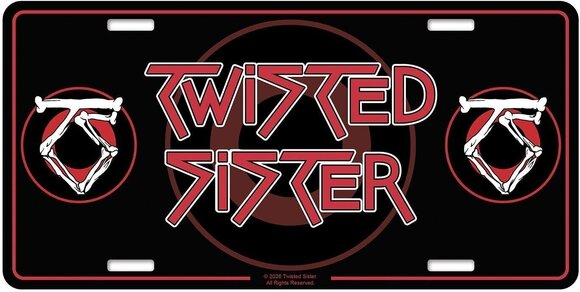 Zastava/ Poster Twisted Sister Logo Ukrasna tablica - 1