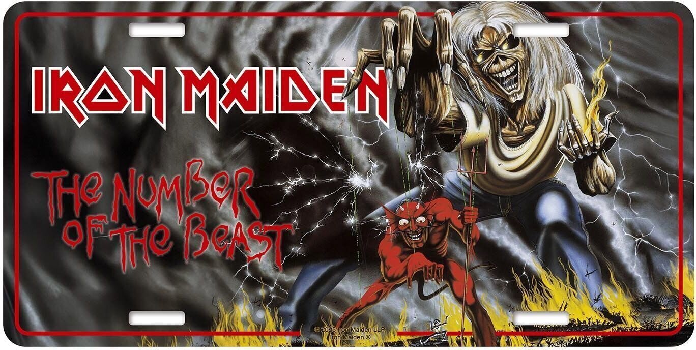Flag / Poster Iron Maiden Number Of The Beast Decorative Sign