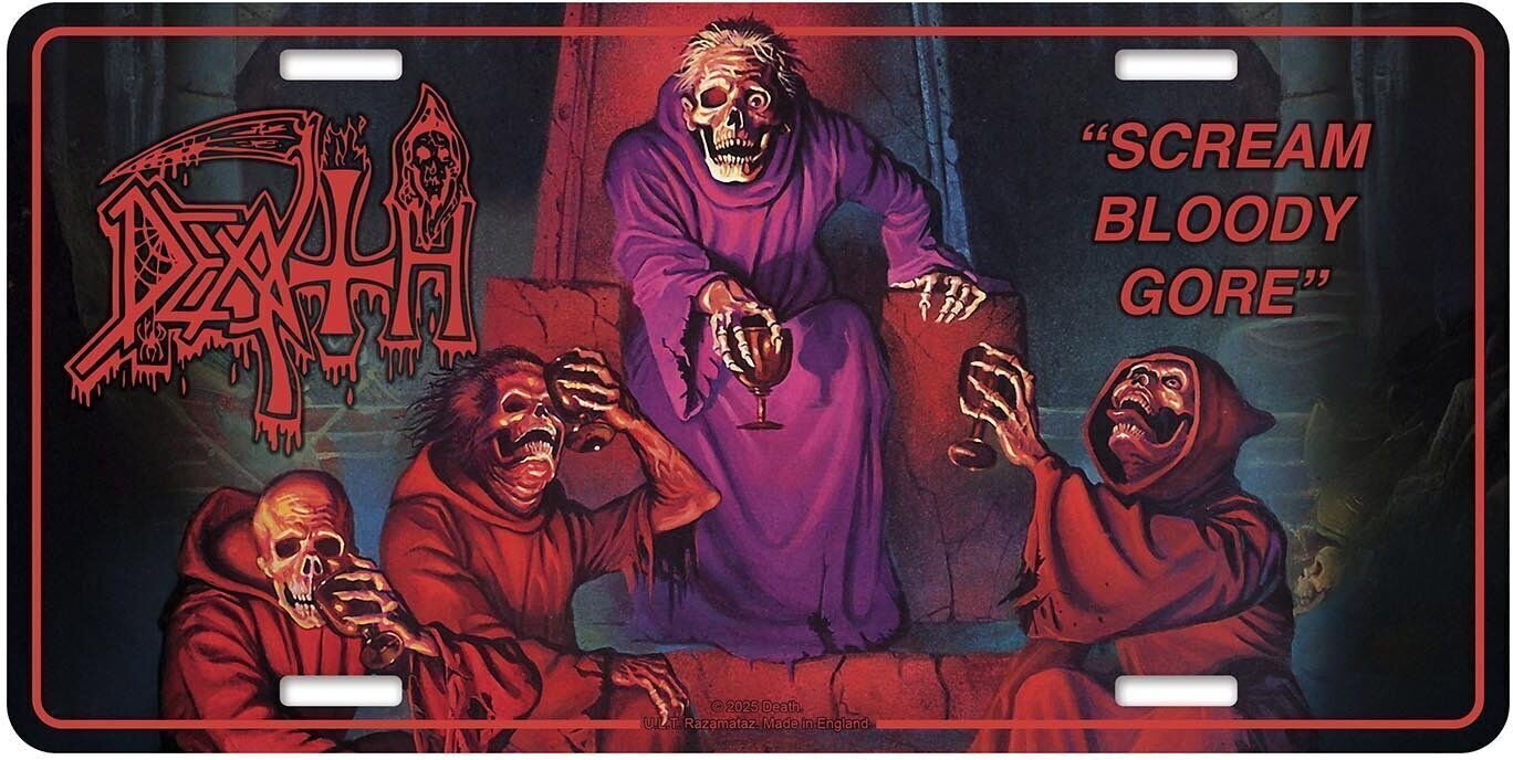 Flag / Poster Death Scream Bloody Gore Decorative Sign