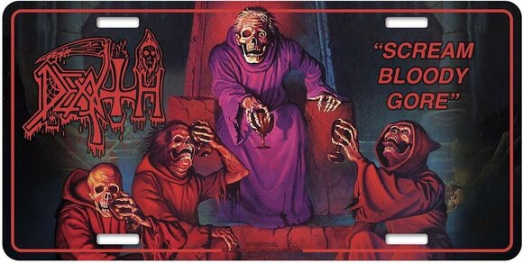 Flag / Poster Death Scream Bloody Gore Decorative Sign - 1