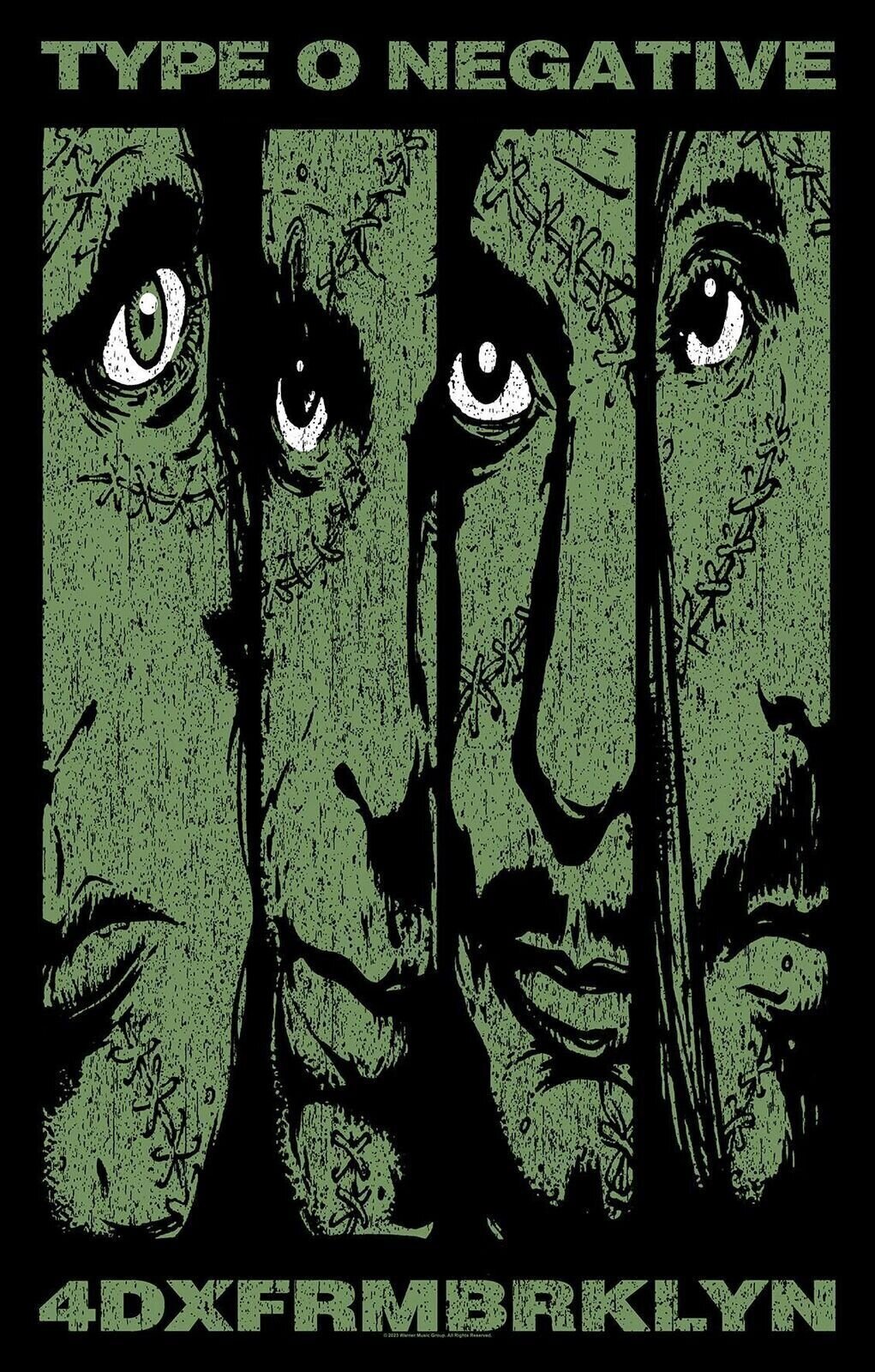 Zastava/ Poster Type O Negative 4Dxfrmbrkln Tekstilni poster
