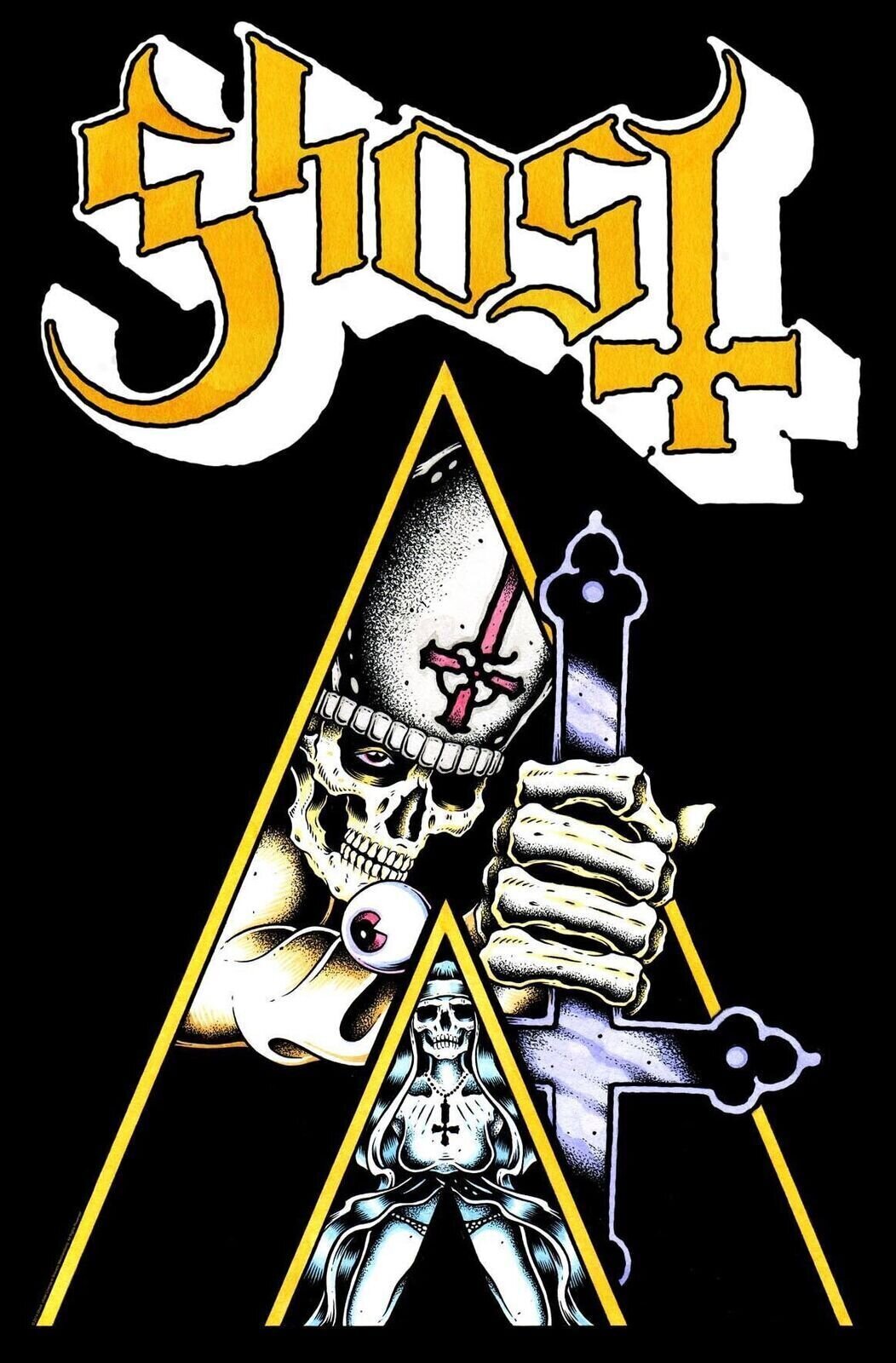Σημαία / Αφίσα Ghost Clockwork Ghost Υφασμάτινη αφίσα