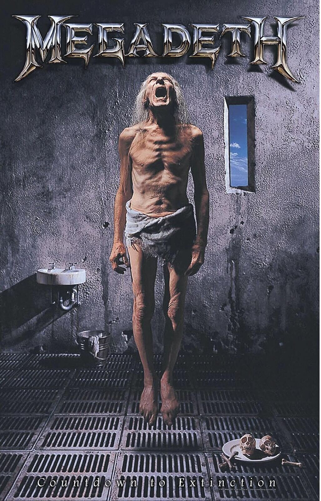Vlajka / Plakát Megadeth Countdown To Extinction Textilní plakát